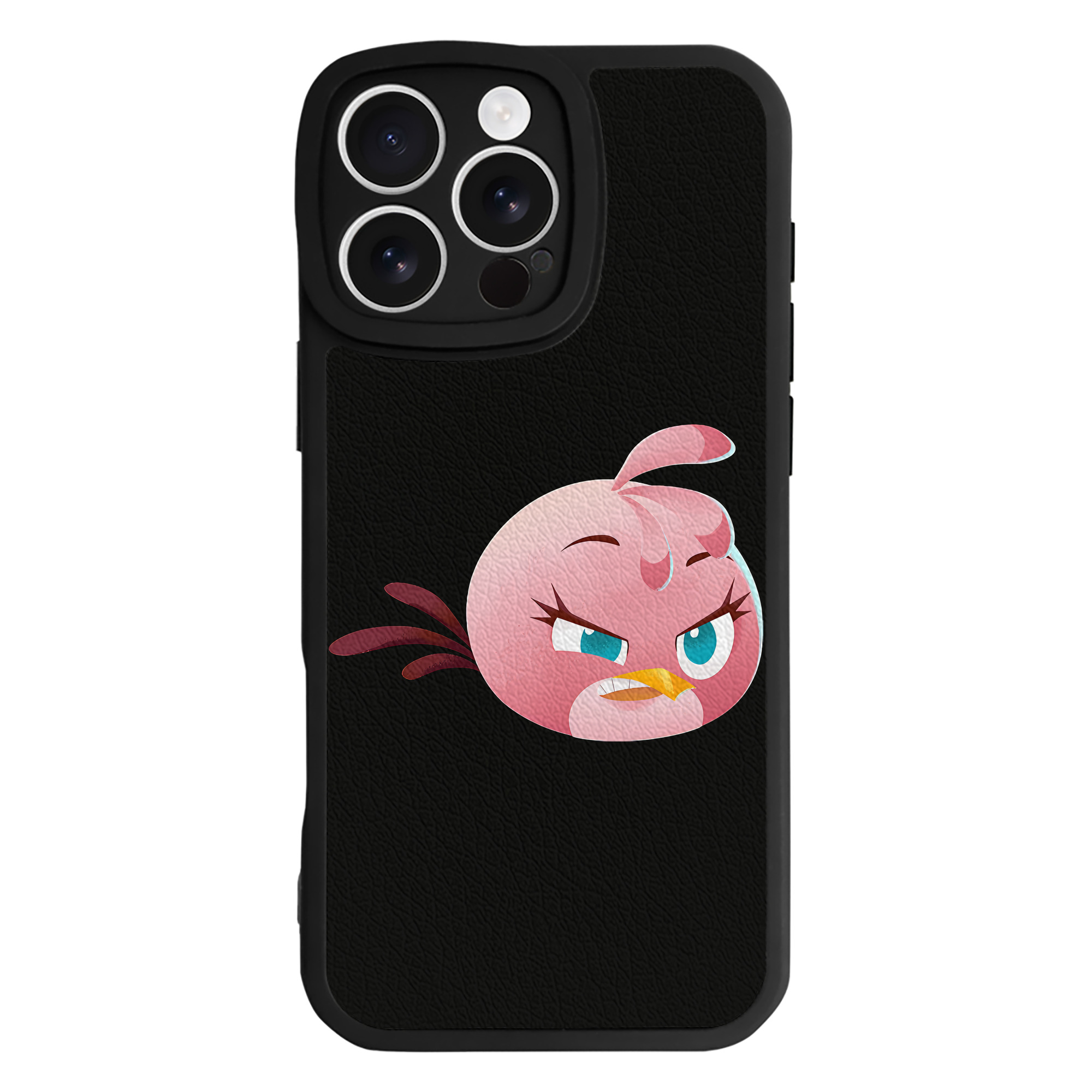 （画像用） Angry Birds アングリーバード 【iPhone 16シリーズ対応】シリコンスマホケース（レザー調） 材質：シリコン